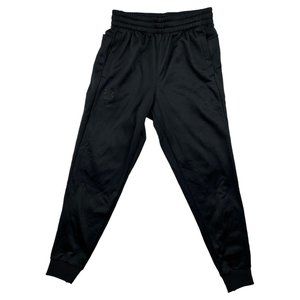Under Armour Men's Tricot Joggers Loose Fit Tapered Leg Lined Sweatpants M Black